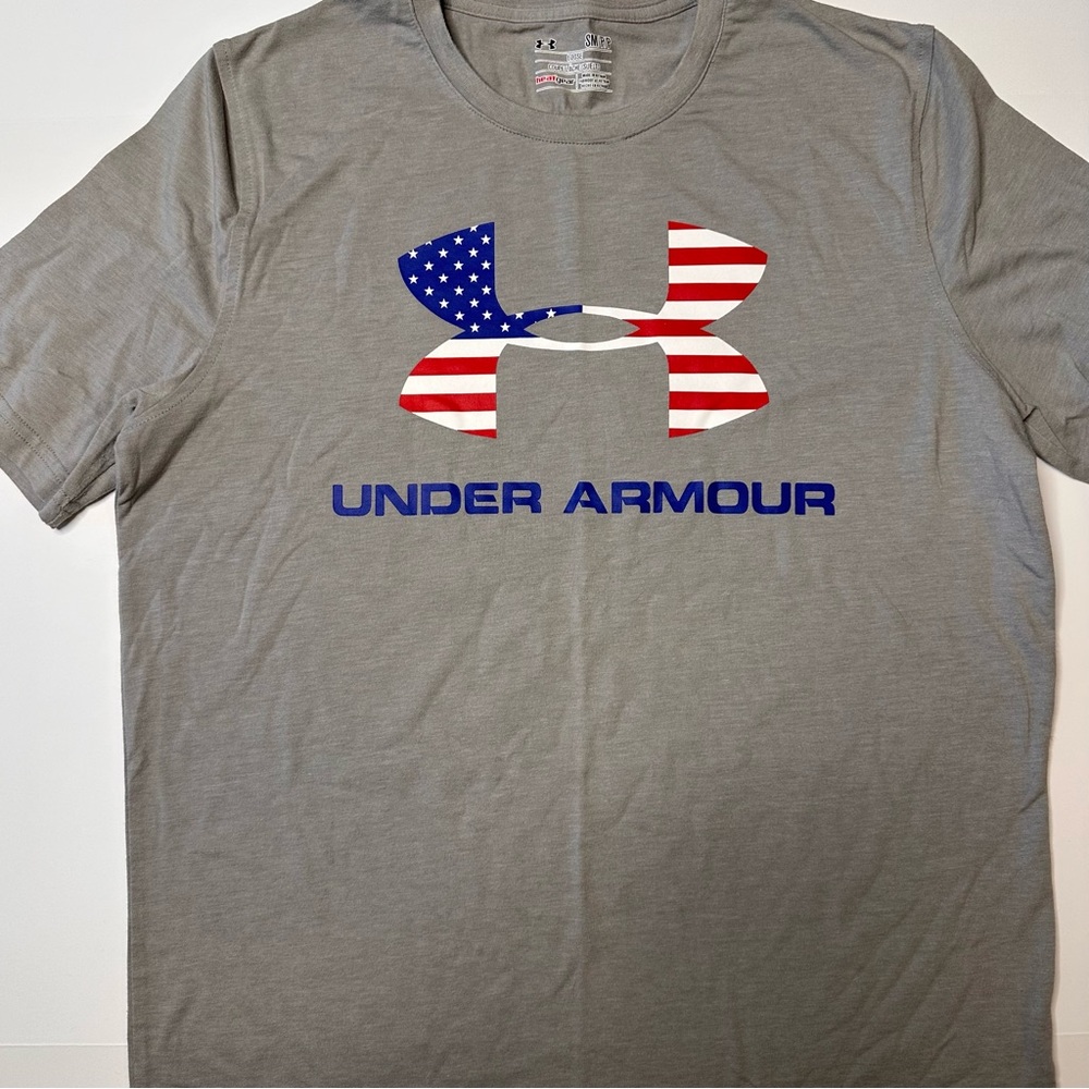 Under Armour Heat Gear American Flag Freedom T-Shirt